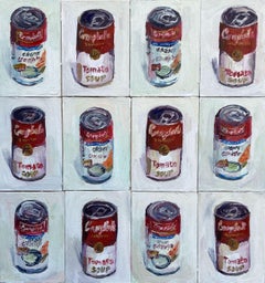 Campbell soup cans, Painting, Oil on Canvas