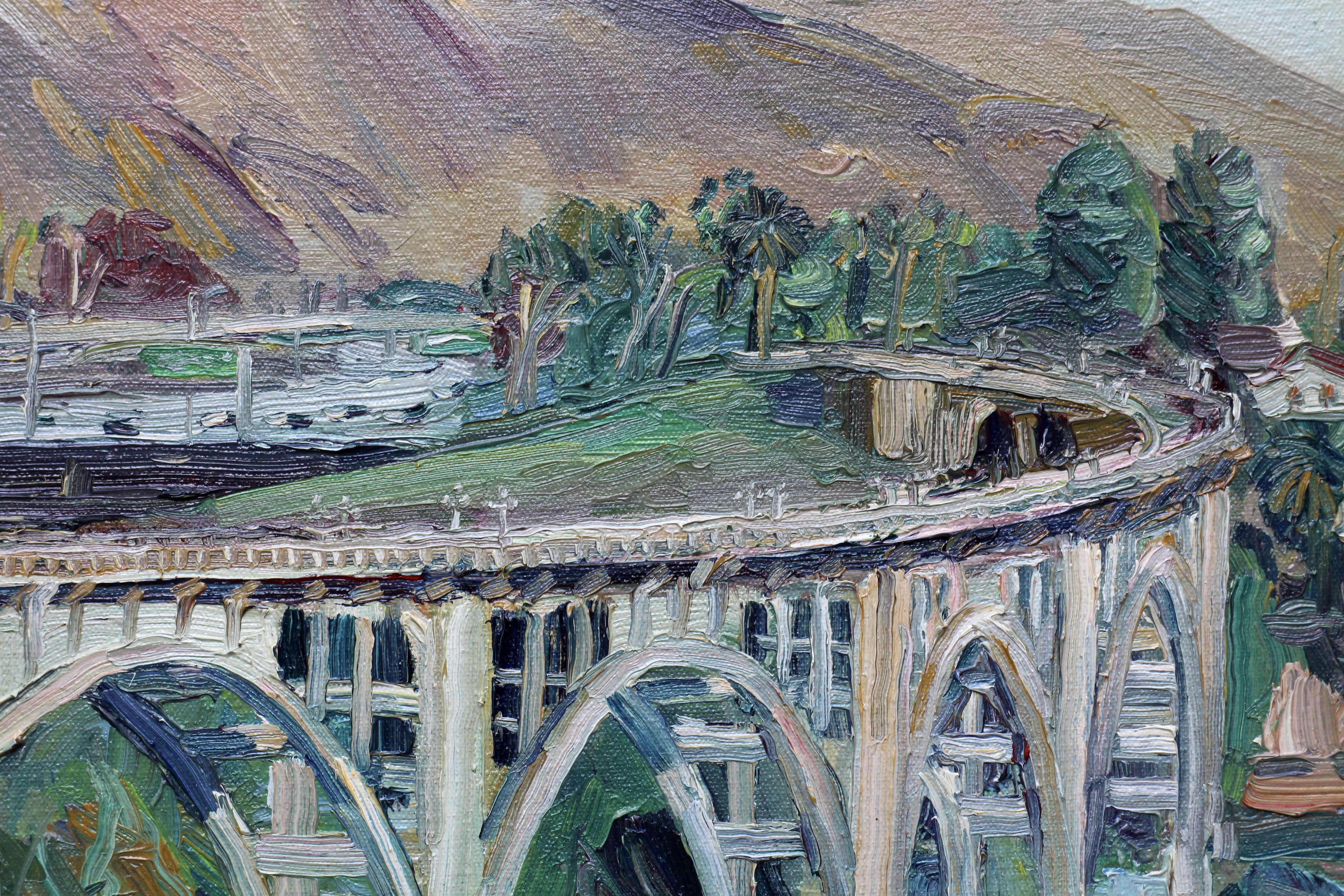 Colorado Street Bridge, Painting, Oil on Canvas 1