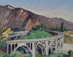 Colorado Street Bridge, Painting, Oil on Canvas