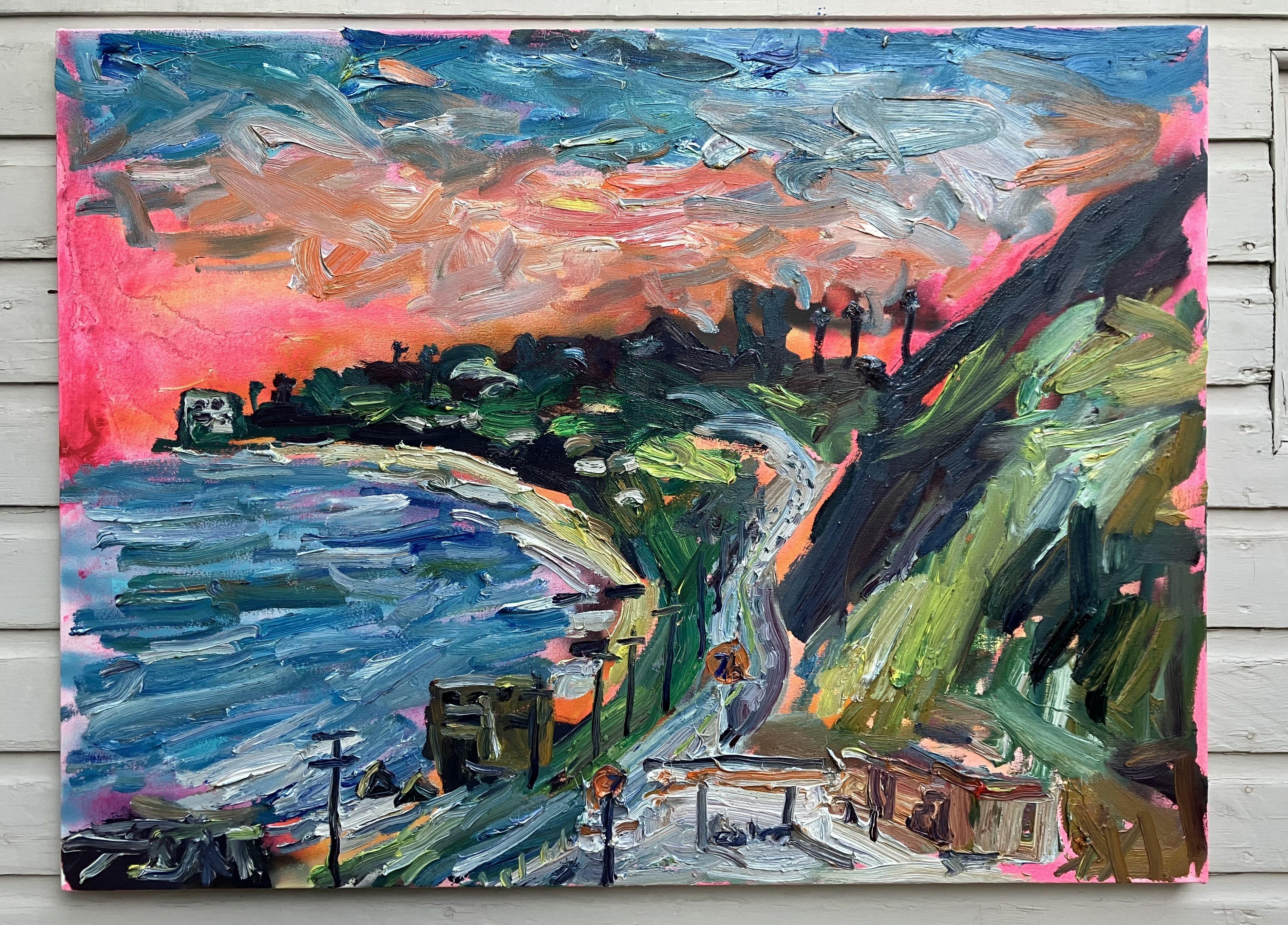 Corral Canyon, Painting, Oil on Canvas For Sale 1