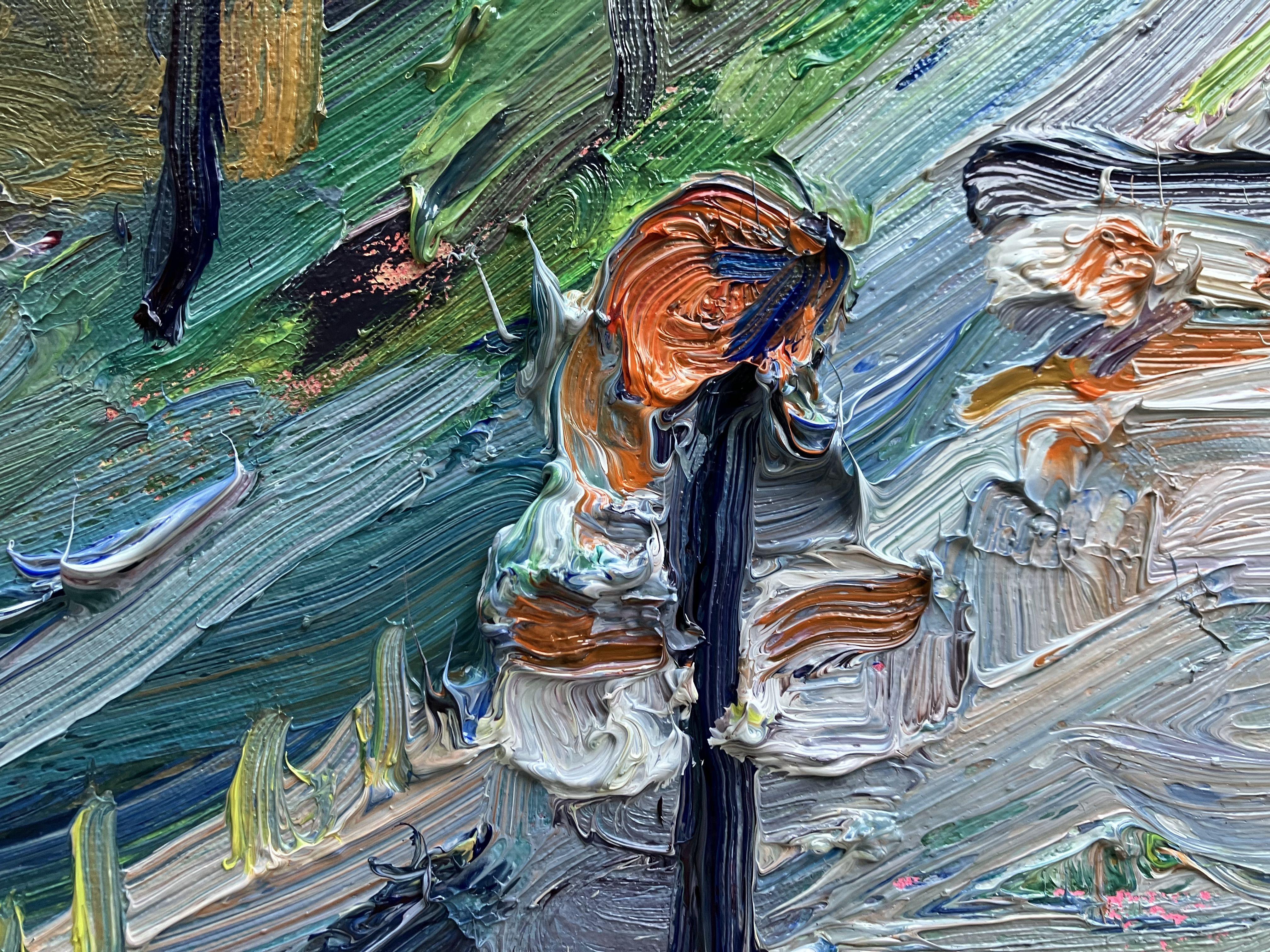 Corral Canyon, Painting, Oil on Canvas For Sale 2