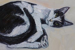 Cow Cat, Painting, Oil on Canvas