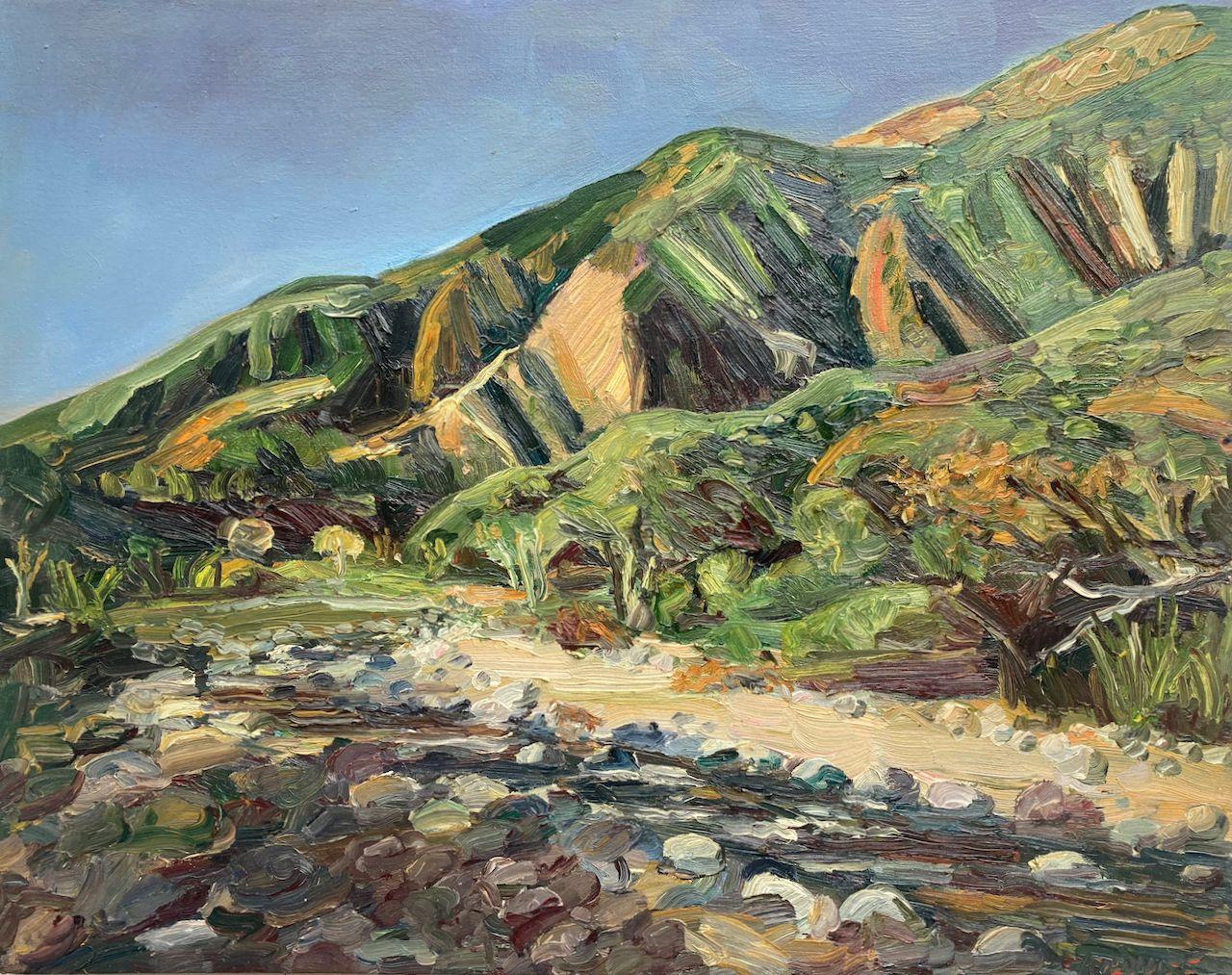 John Kilduff Landscape Painting - Eaton Canyon, Painting, Oil on Canvas