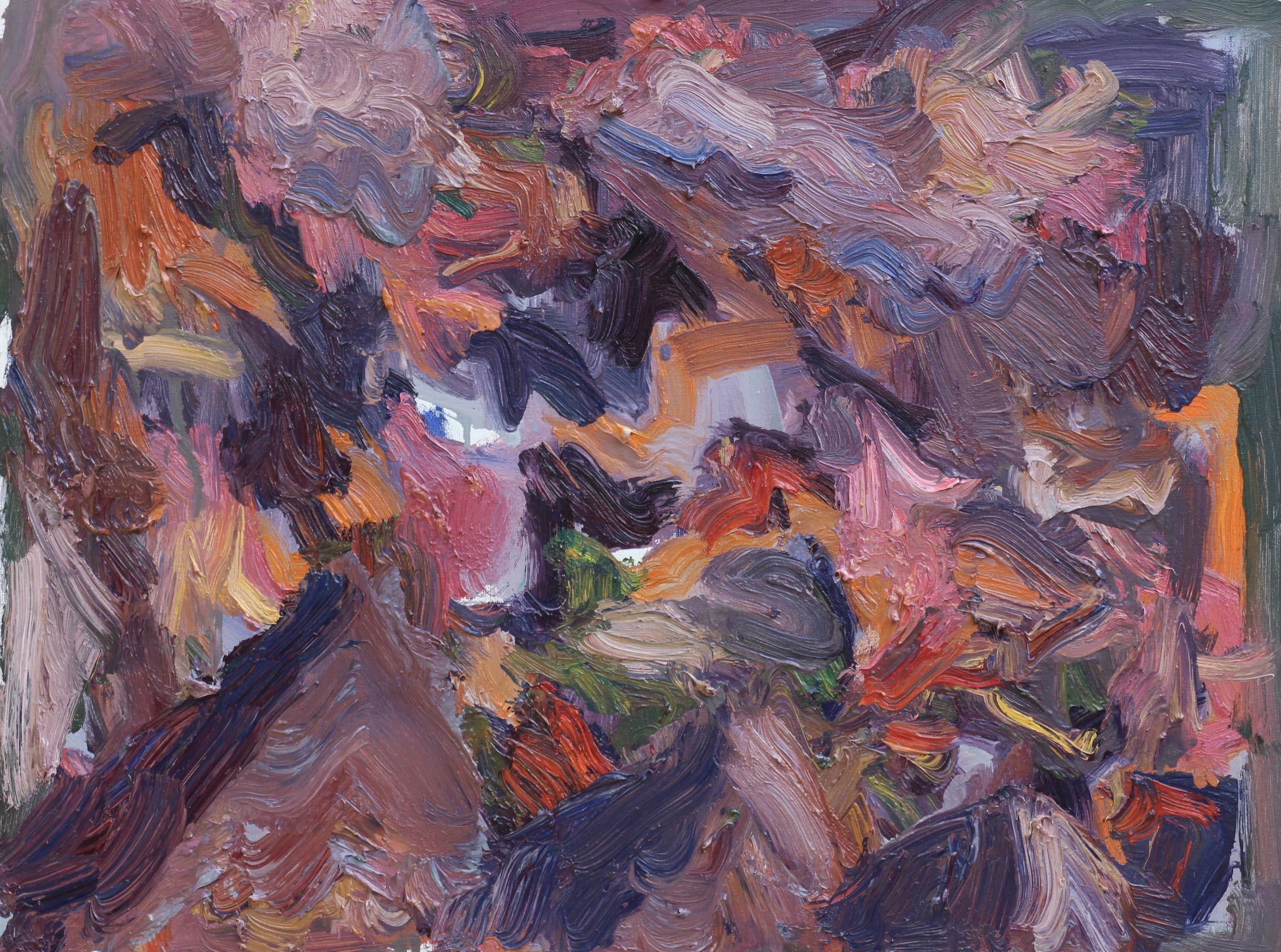 Paesaggio autunnale, Pittura, Olio su tela - Painting di John Kilduff