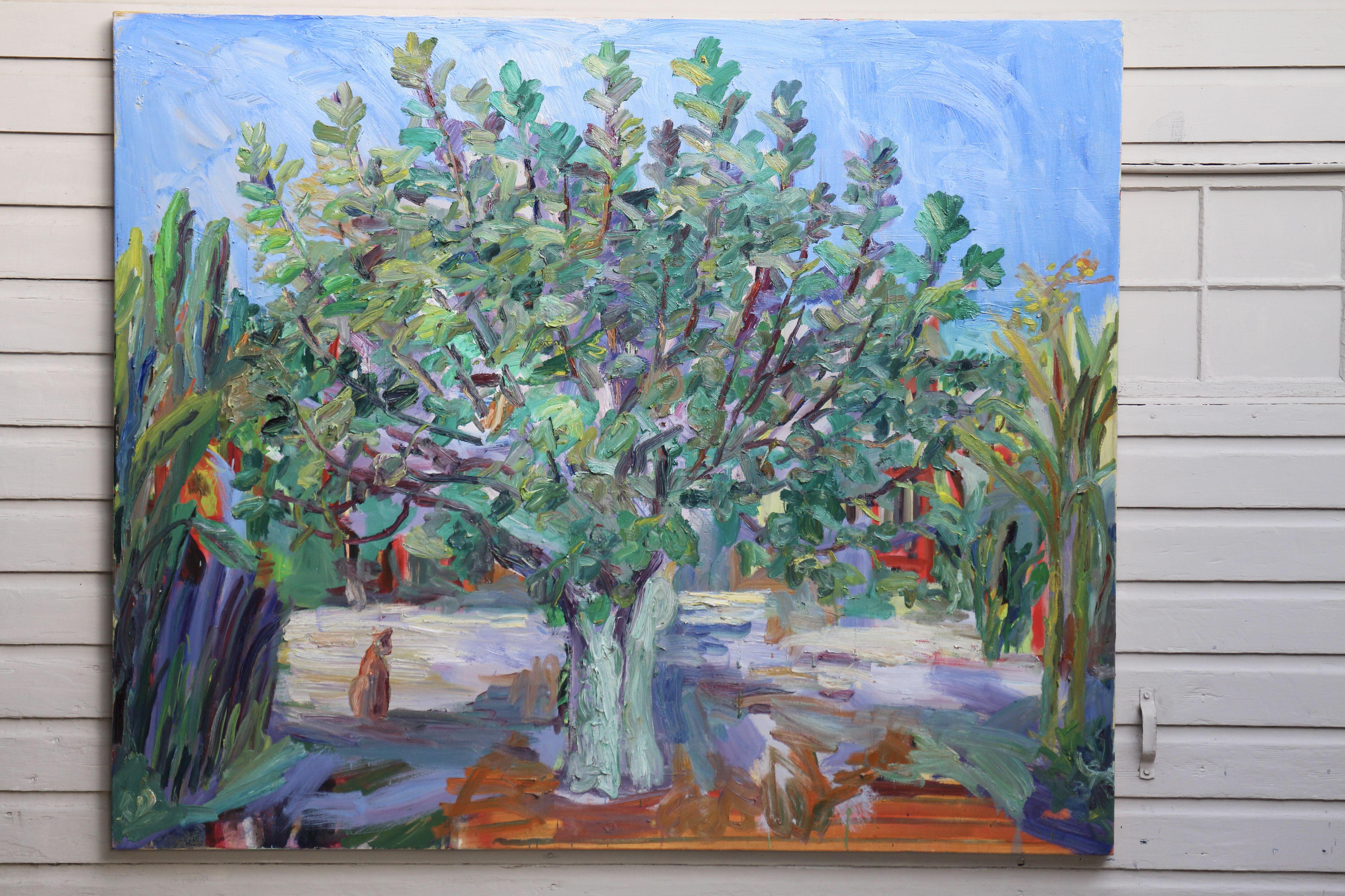 Higuera en cuarentena, Pintura, Óleo sobre lienzo - Painting Impresionista de John Kilduff