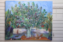 Fig tree in quarantine, Painting, Oil on Canvas