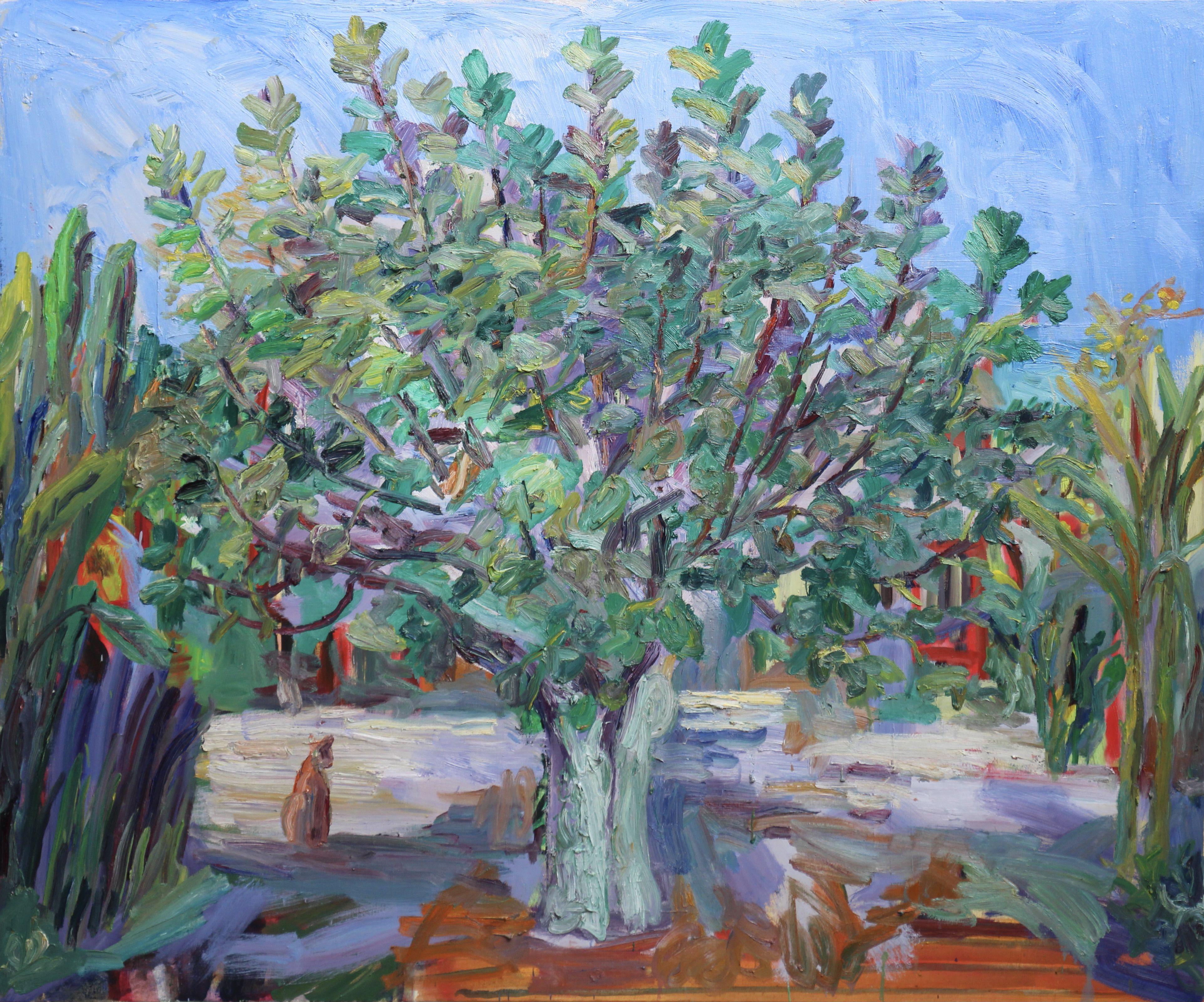 Higuera en cuarentena, Pintura, Óleo sobre lienzo - Painting de John Kilduff