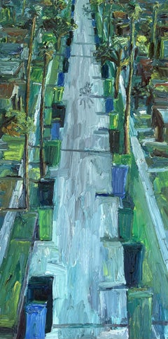 Garbage Day, Painting, Oil on Canvas