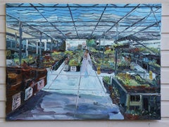 Garden Center, Painting, Oil on Canvas