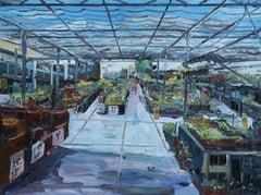 Garden Center, Painting, Oil on Canvas