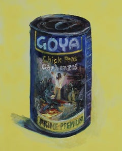Goya's 3rd of May on a can of beans, Painting, Oil on Canvas