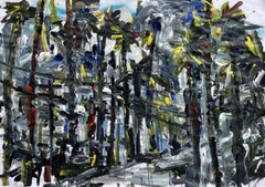 Kittridge Street, Pittura, Acrilico su carta