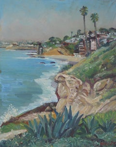 Laguna Beach View, Painting, Oil on Canvas