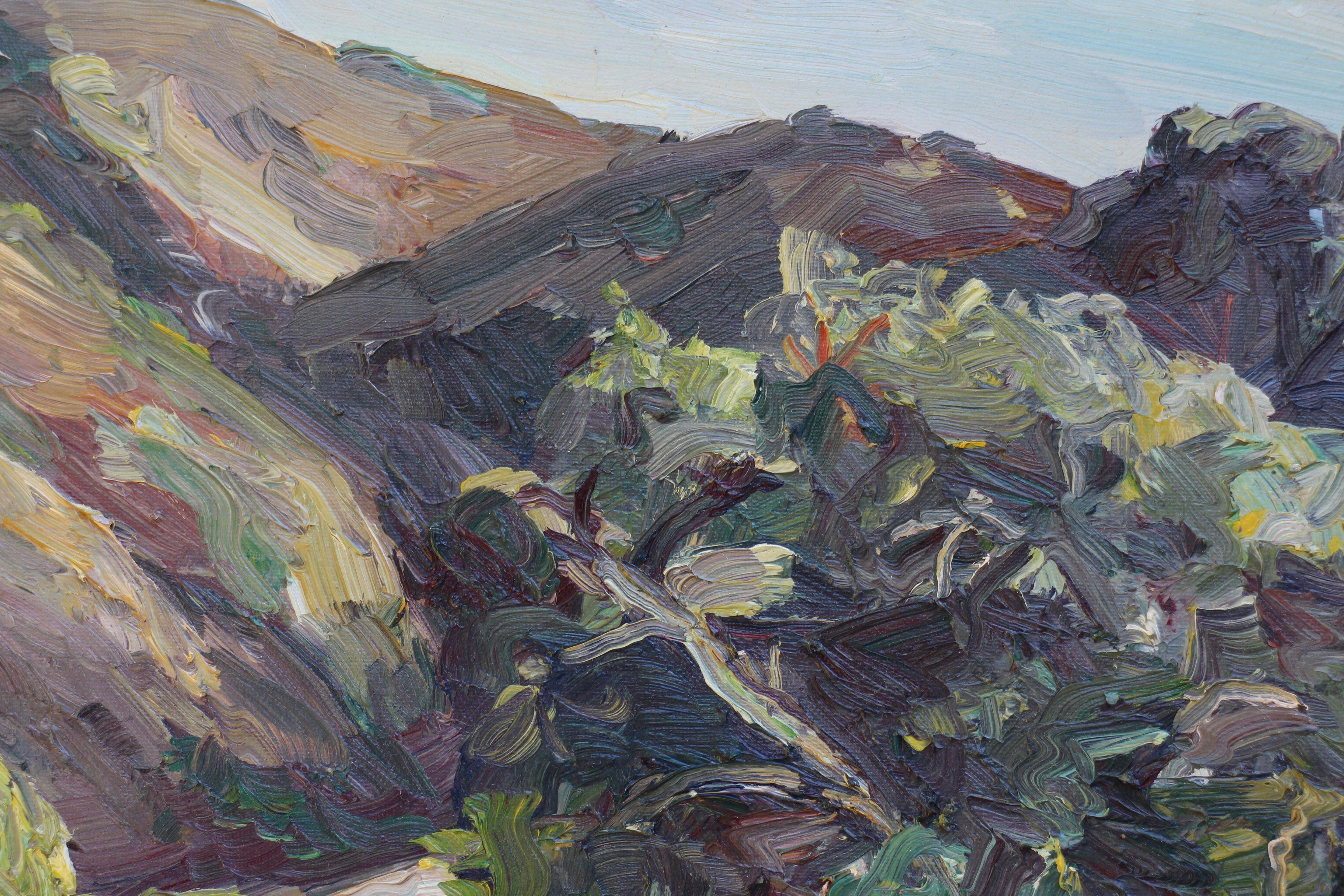 Laguna Canyon, Painting, Oil on Canvas For Sale 1