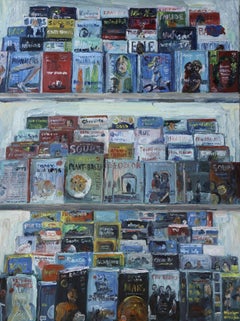 Magazine rack, Painting, Oil on Canvas