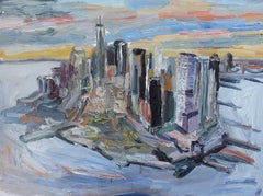 Manhattan Island, Painting, Oil on Canvas