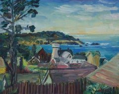 Mendocino View, Painting, Oil on Canvas