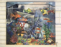 Il mio acquario, Pittura, Olio su tela