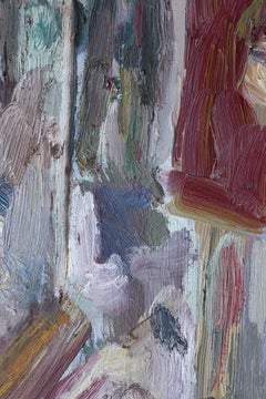 Peinture, huile sur toile, NYC Subway n° 3,