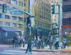 On Broadway #3, Painting, Oil on Canvas