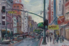 On Broadway, Painting, Oil on Canvas