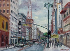 On Broadway, Gemälde, Öl auf Leinwand