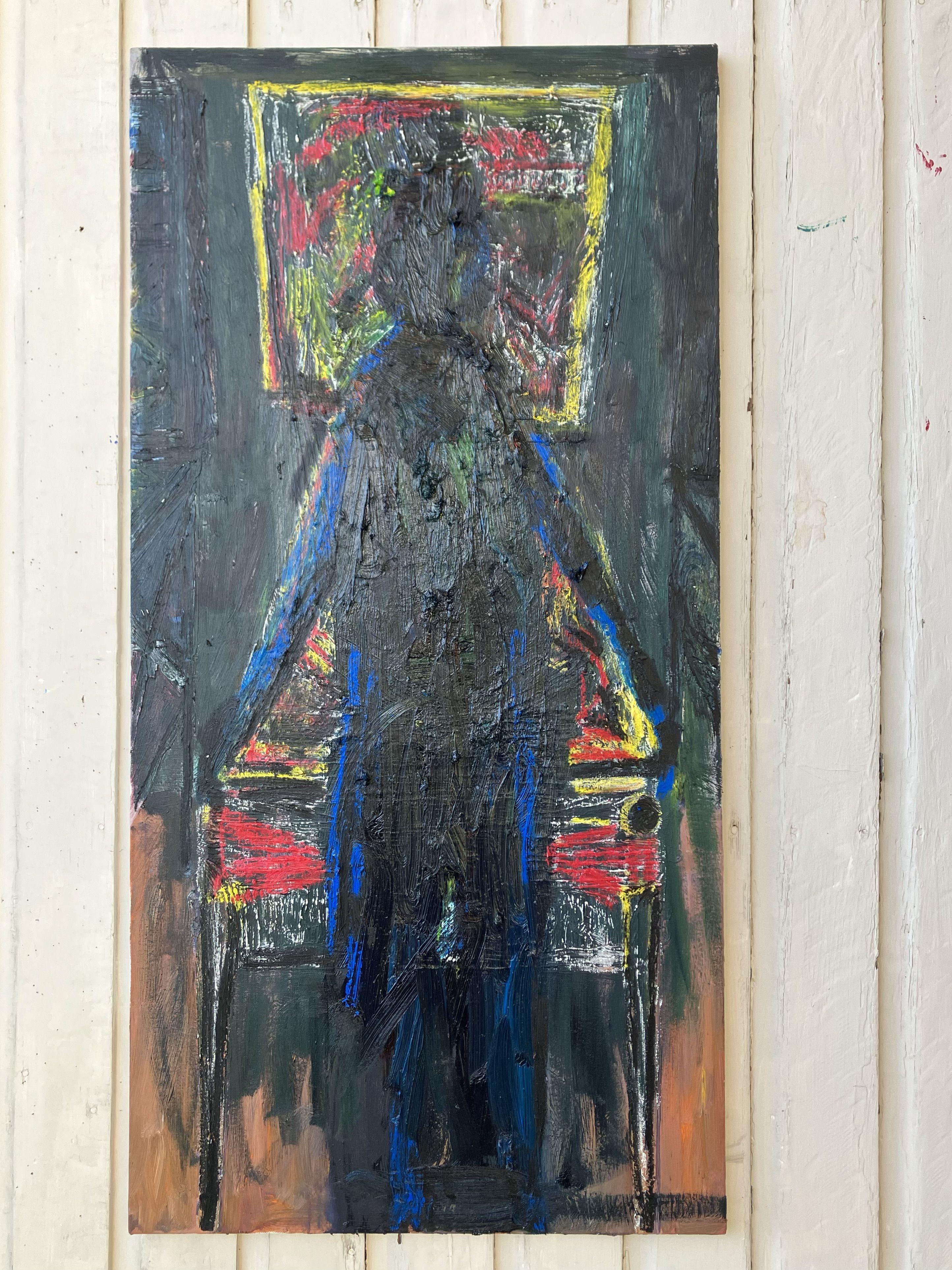 Pinball Wizard #2, Painting, Oil on Canvas For Sale 1