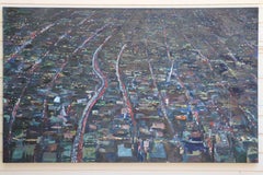 Peinture, huile sur toile « Rush hour on the westside »