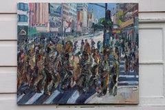 Rush Hour, Gemälde, Öl auf Leinwand