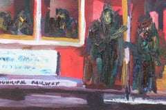 San Fransisco Cable Car, Painting, Acrylic on Canvas