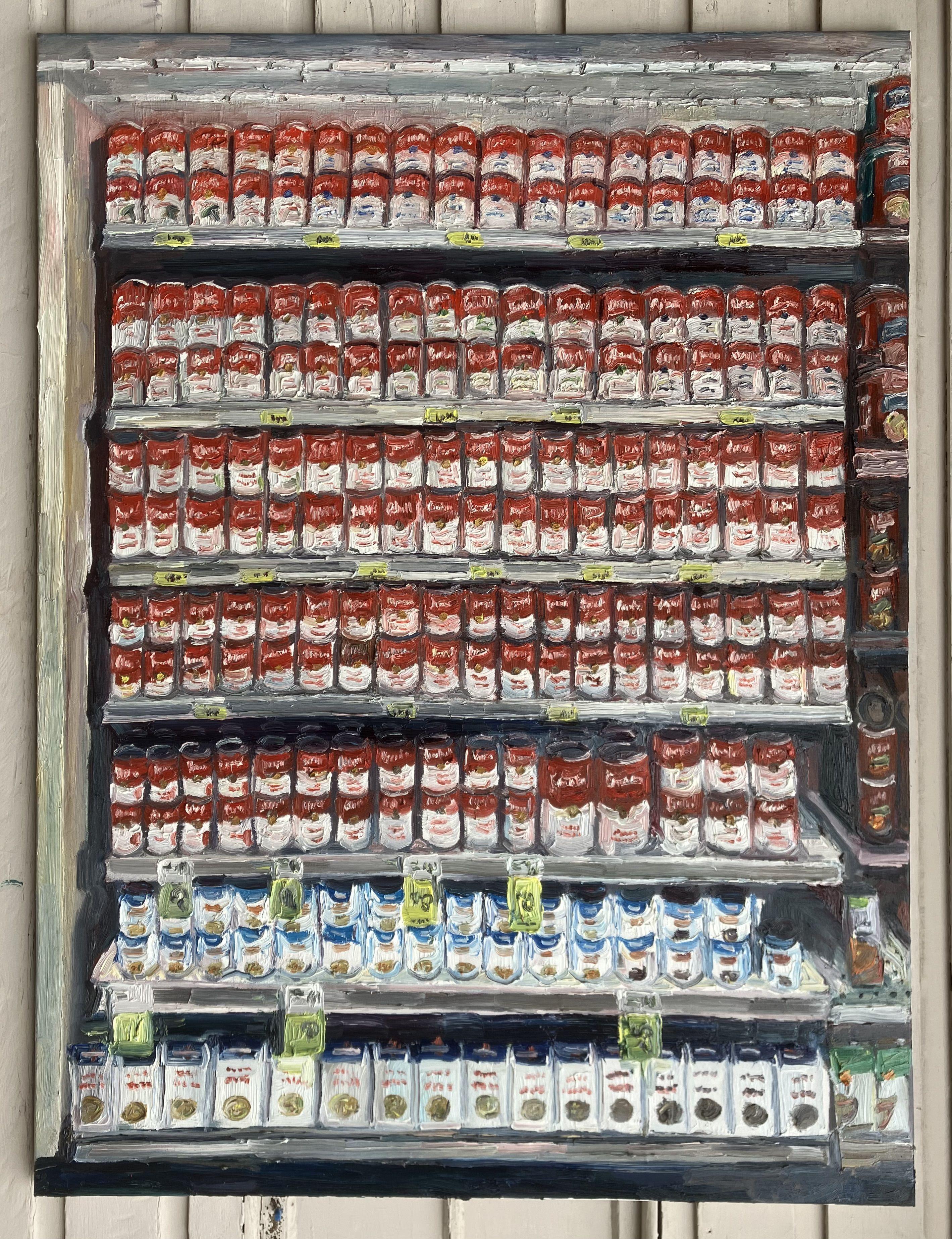 Soup Section, Painting, Oil on Canvas For Sale 1