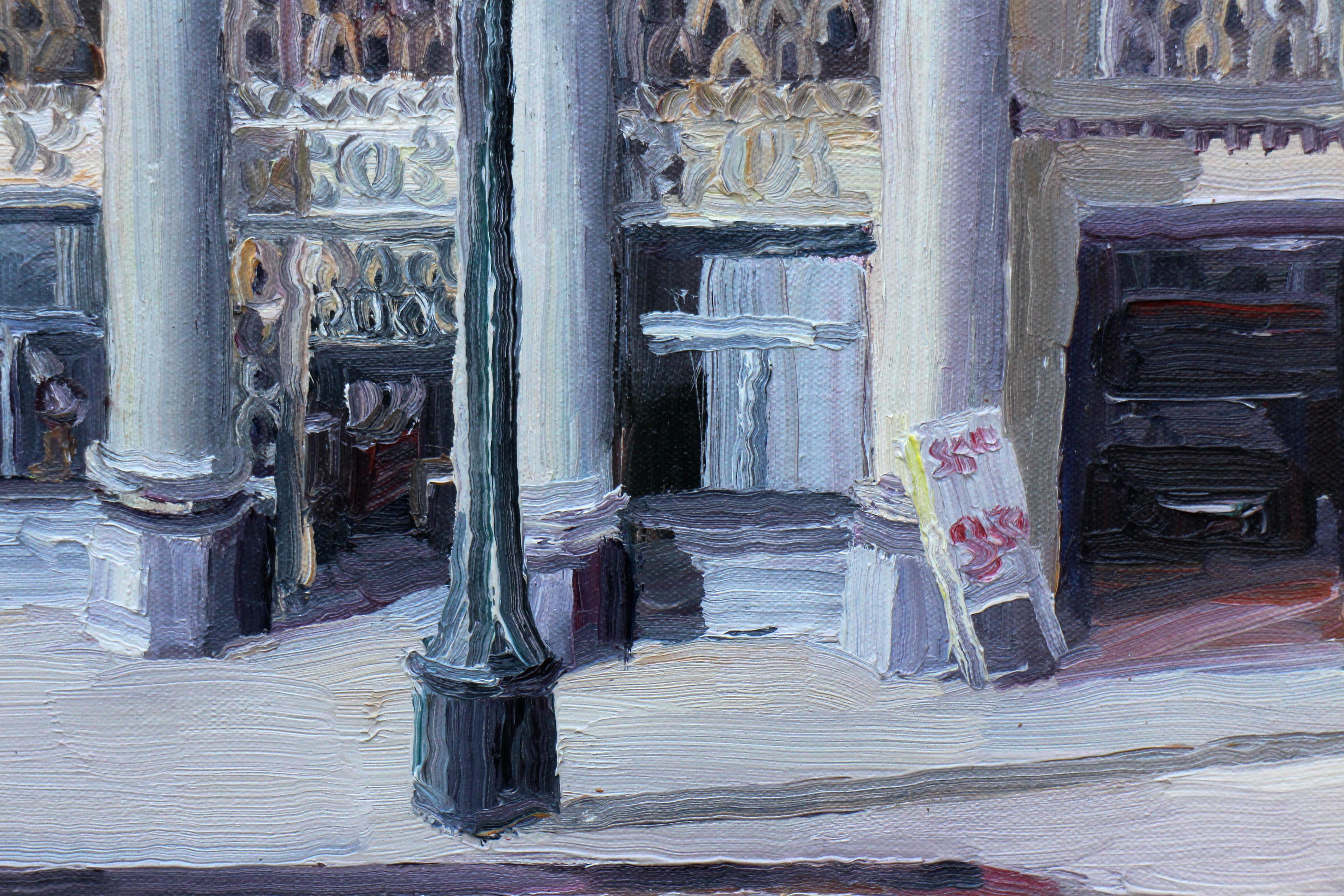 Calle Primavera, Pintura, Óleo sobre lienzo - Painting Impresionista de John Kilduff