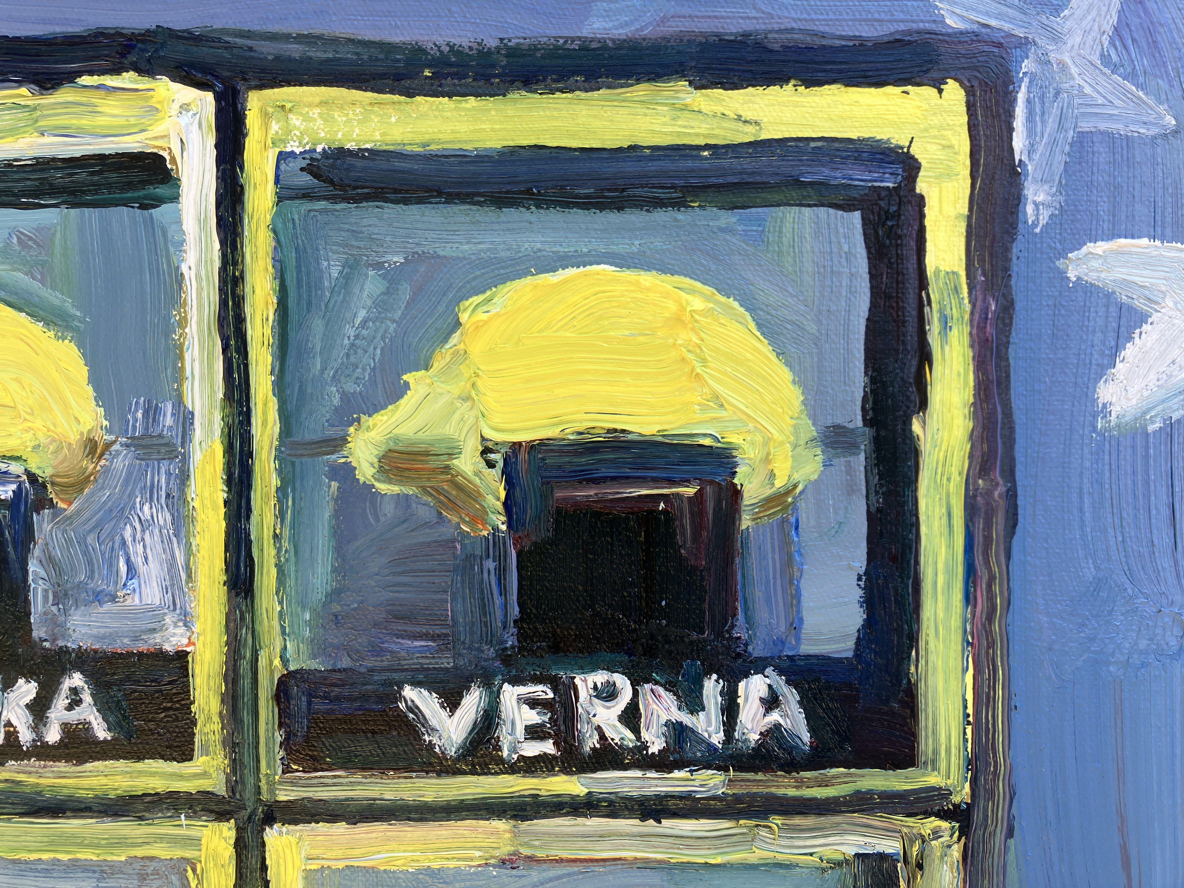 The Lemon Squares, Painting, Oil on Canvas For Sale 2