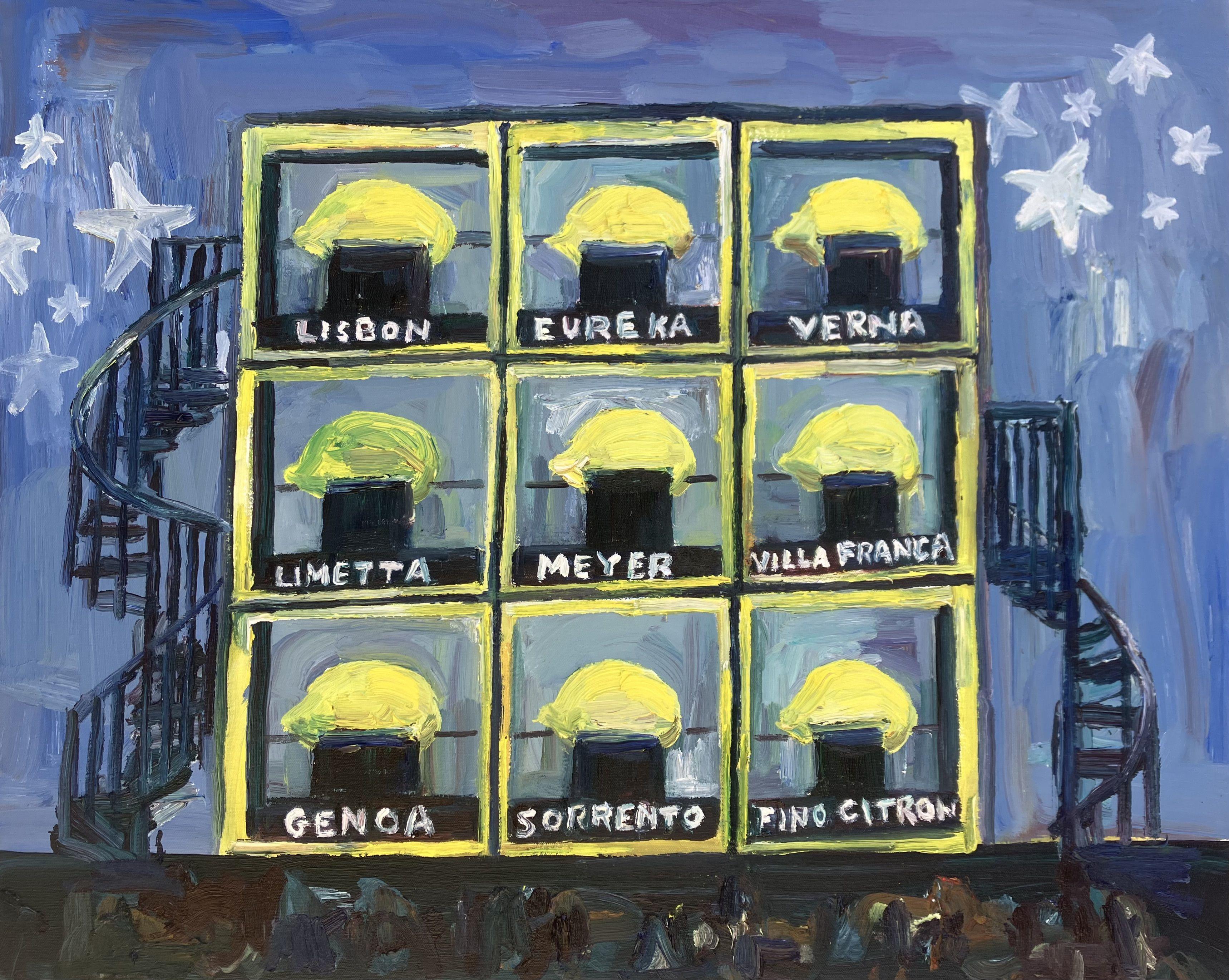 I was thinking of making some lemons squares since I had a bunch of lemons and decided to make lemon squares. Then I thought of the TV show The Hollywood squares and decided to have lemons in the squares. I ended up not making the lemon squares as