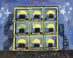 The Lemon Squares, Painting, Oil on Canvas