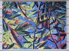 Under the olive tree, Painting, Oil on Canvas