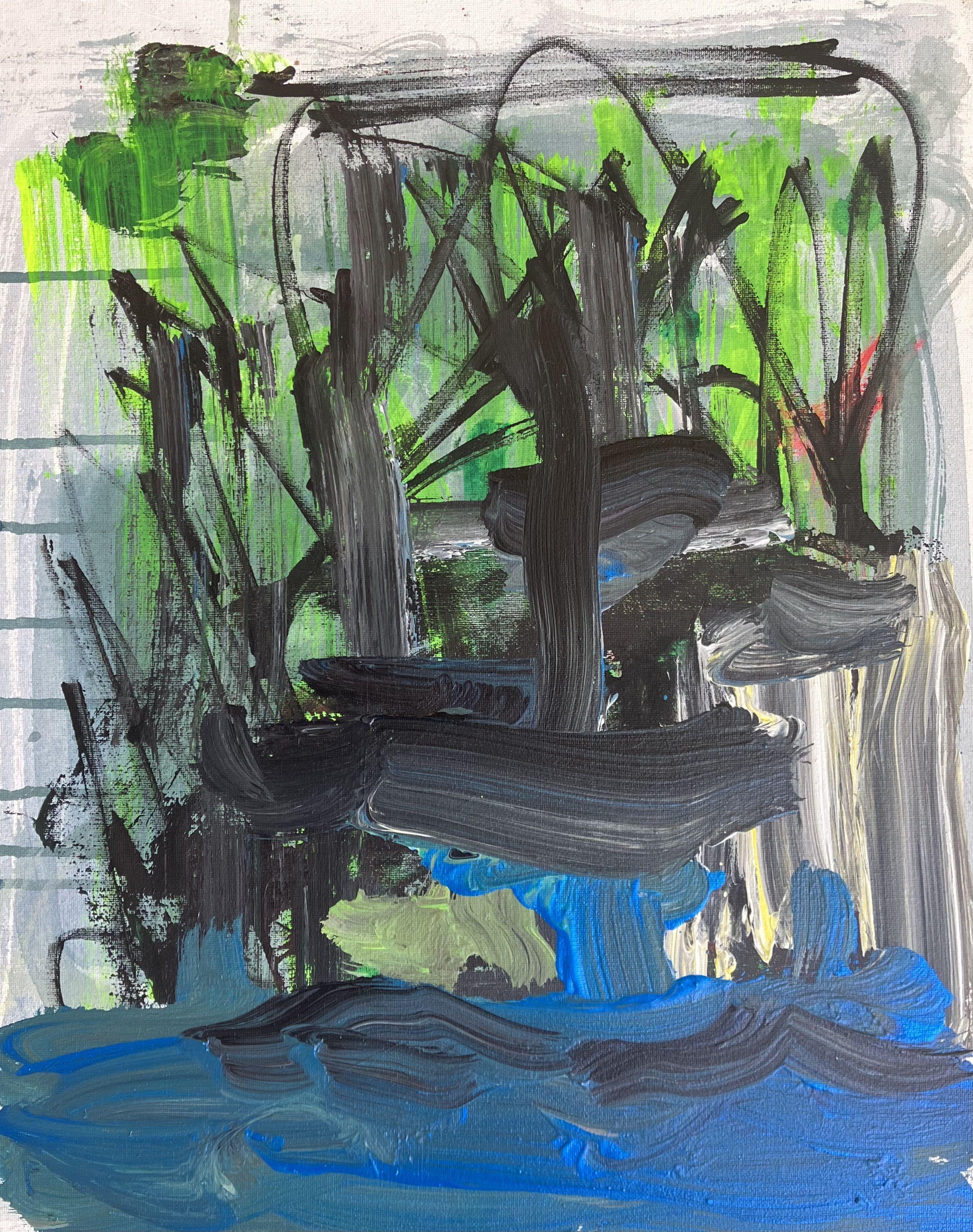 John Kilduff Abstract Painting - untitled abstract #1, Painting, Acrylic on Canvas