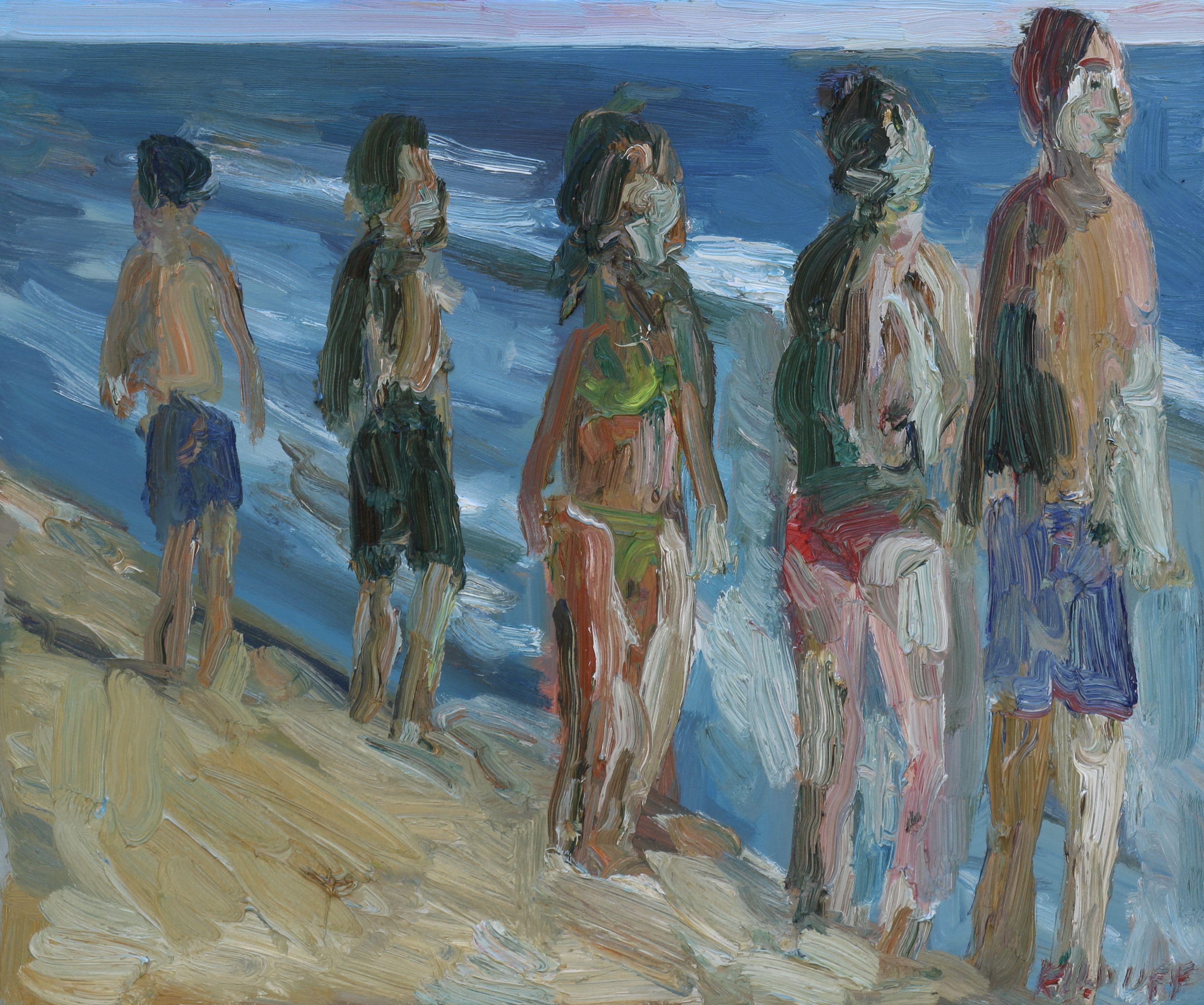 Zuma Beach #2, Pittura, Olio su tela - Painting di John Kilduff