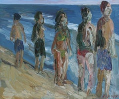 Zuma Beach #2, Painting, Oil on Canvas