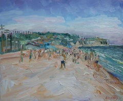 Peinture, huile sur toile Zuma Beach Malibu