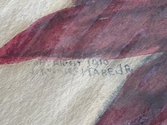 Unitiled - (Young Lady with Red flowers)