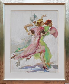 Drei Frauen auf der Flucht vor dem Regen, Post Cover