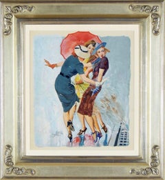 Donne in un giorno di pioggia, copertina del Saturday Evening Post, 1939