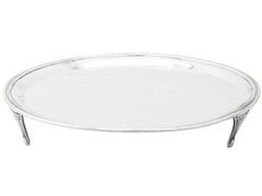 John Langlands I & John Robertson I Antique Newcastle Sterling Silver Waiter