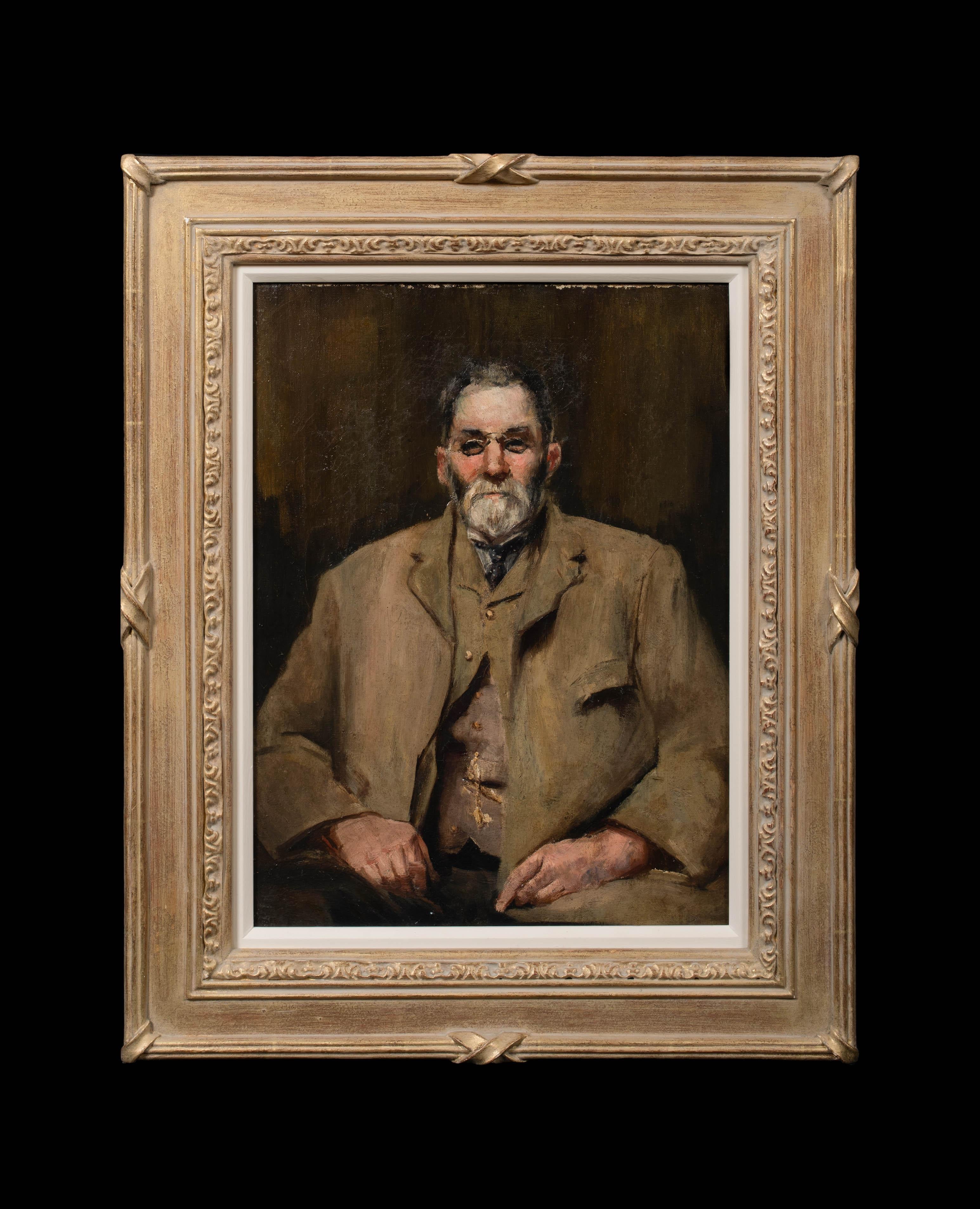 Portrait Of Mr Frederick W Harris, circa 1920 - Painting by John Lavery