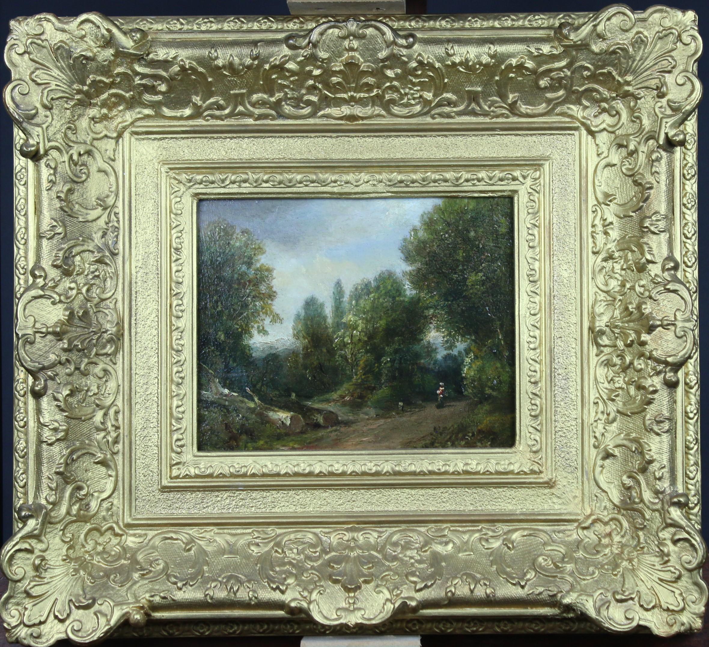 John Lawson Landscape Painting - A woodland landscape