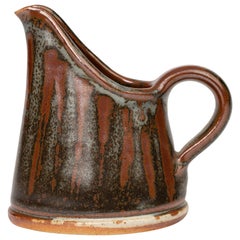 John Leach Muchelney Pottery Wax Resist Studio Pottery Jug (cruche)