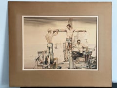 Acquerello "Aftermath" di John Lears