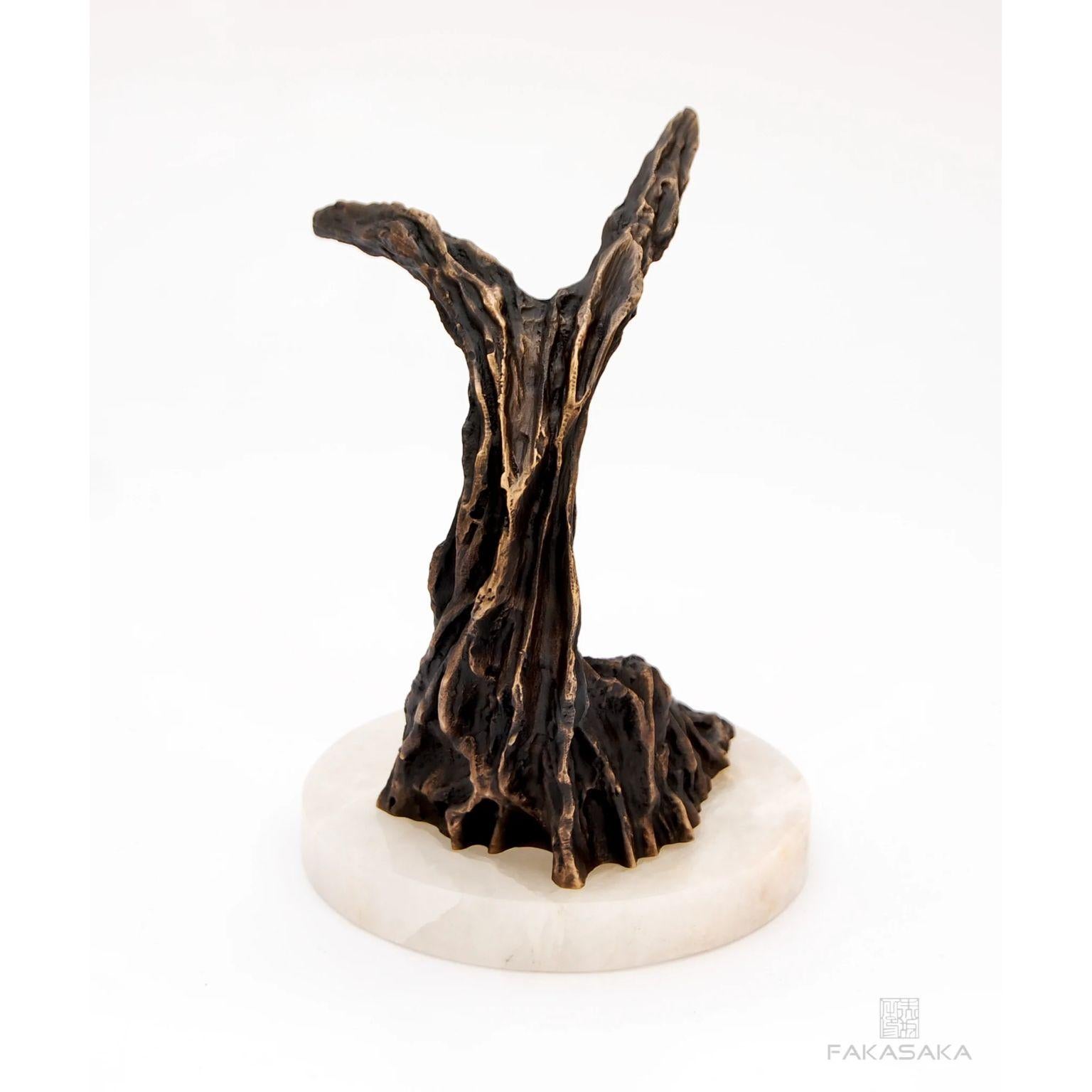 Brazilian John Lee 2 Bookend with Onyx Base by Fakasaka Design For Sale