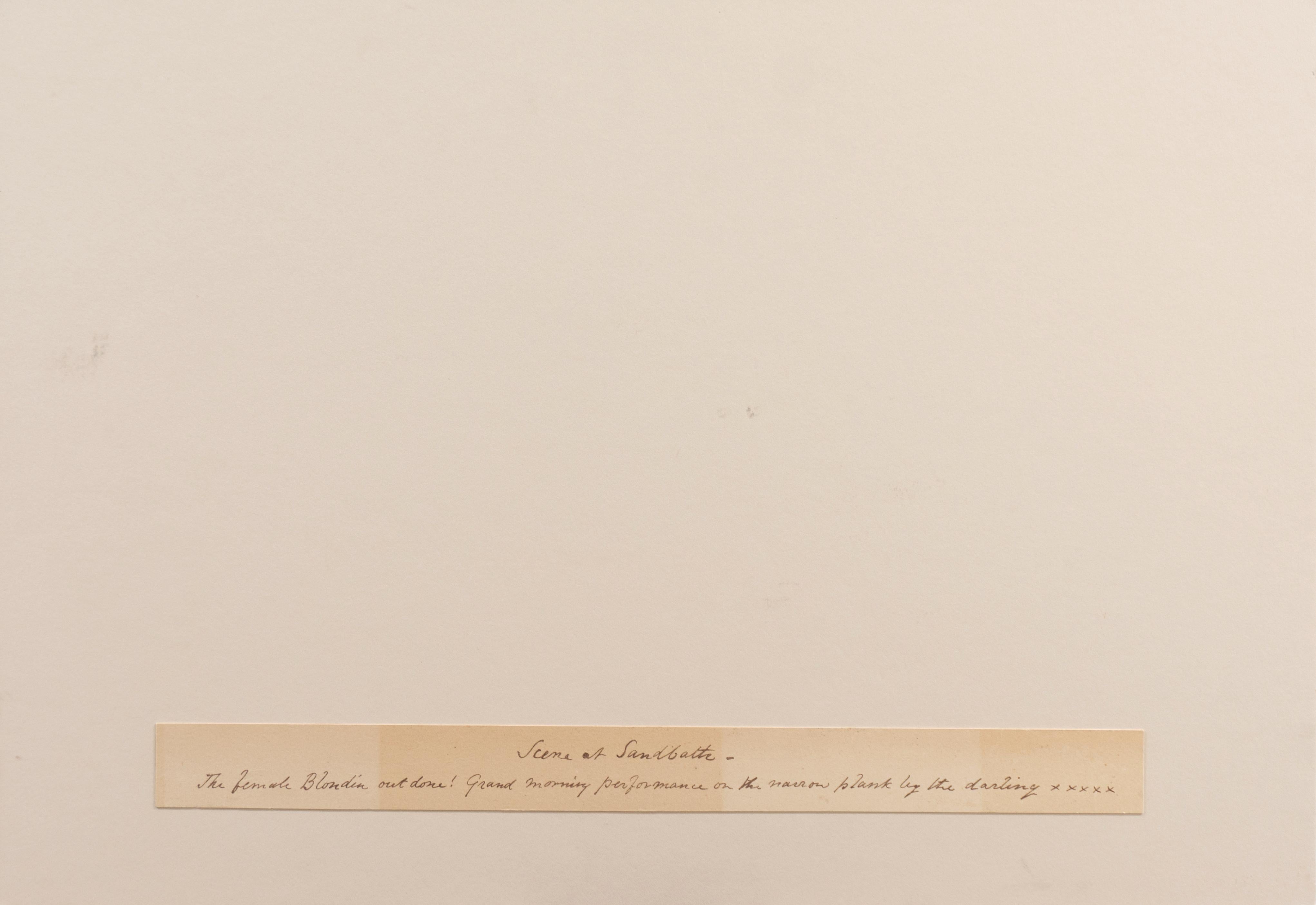 'At the Beach, Scene at Sandbath', Punch Magazine, Thomas Agnew, Victoriana 9